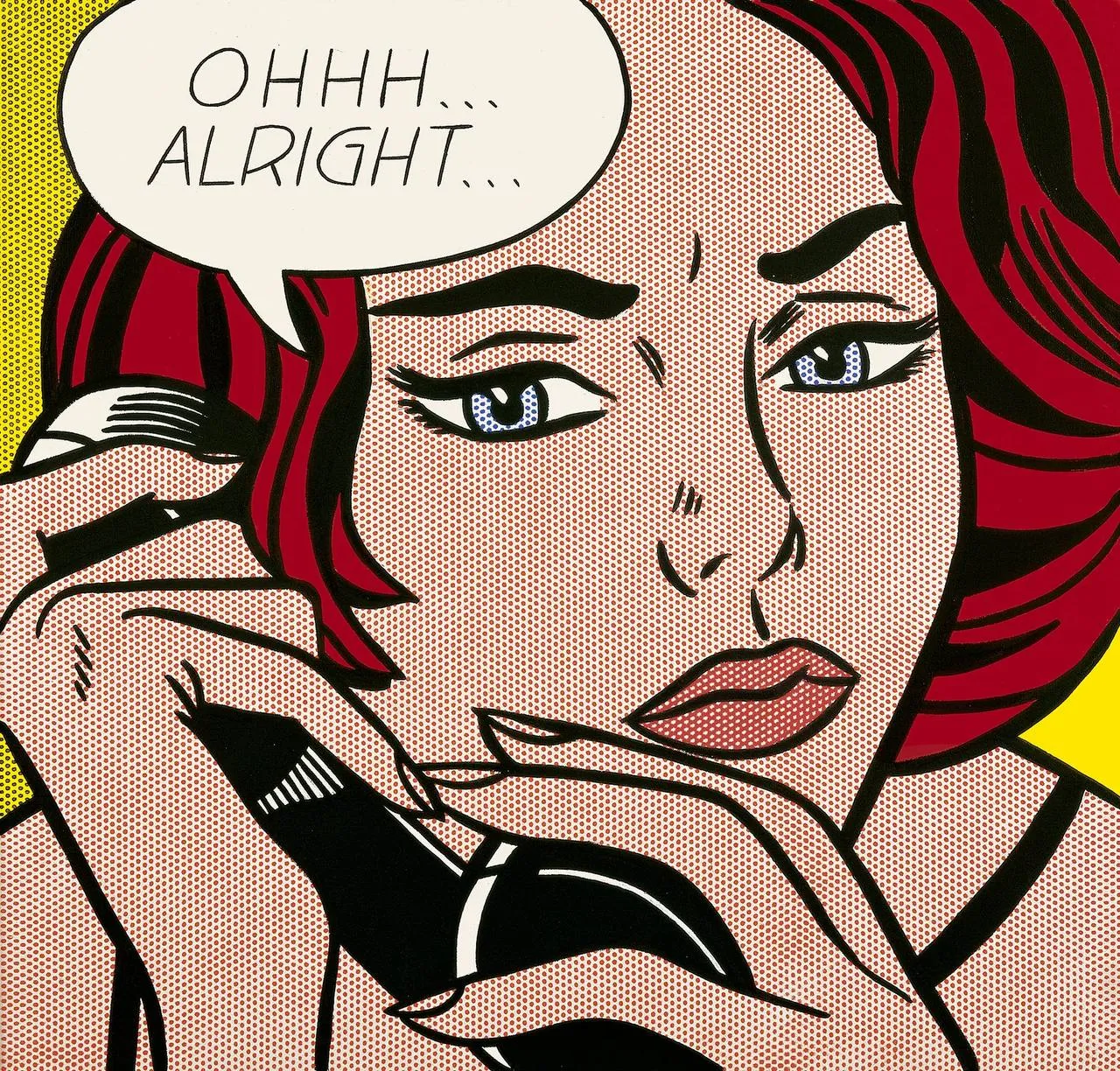 Иллюстрация к рассказу: Roy Lichtenstein, 'Ohhh ... Alright ...', 1964