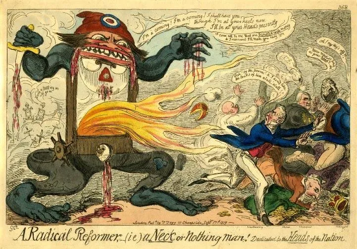 Иллюстрация: Джордж Крукшанк, “Радикальный реформатор”, 1819г.